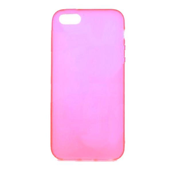 Термополиуретанов калъф за iPhone 5, iPhone 5S, iPhone SE - Protective Translucent TPU Case (розов-прозрачен) | JAR Computers Термополиуретанов калъф за iPhone 5, iPhone 5S, iPhone SE - Protective Translucent TPU Case (розов-прозрачен)