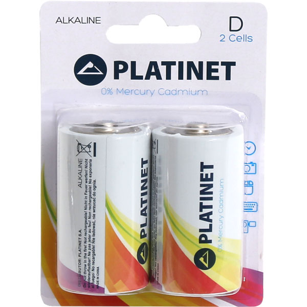 Алк. батерии Platinet 1.5V LR20/D оп2