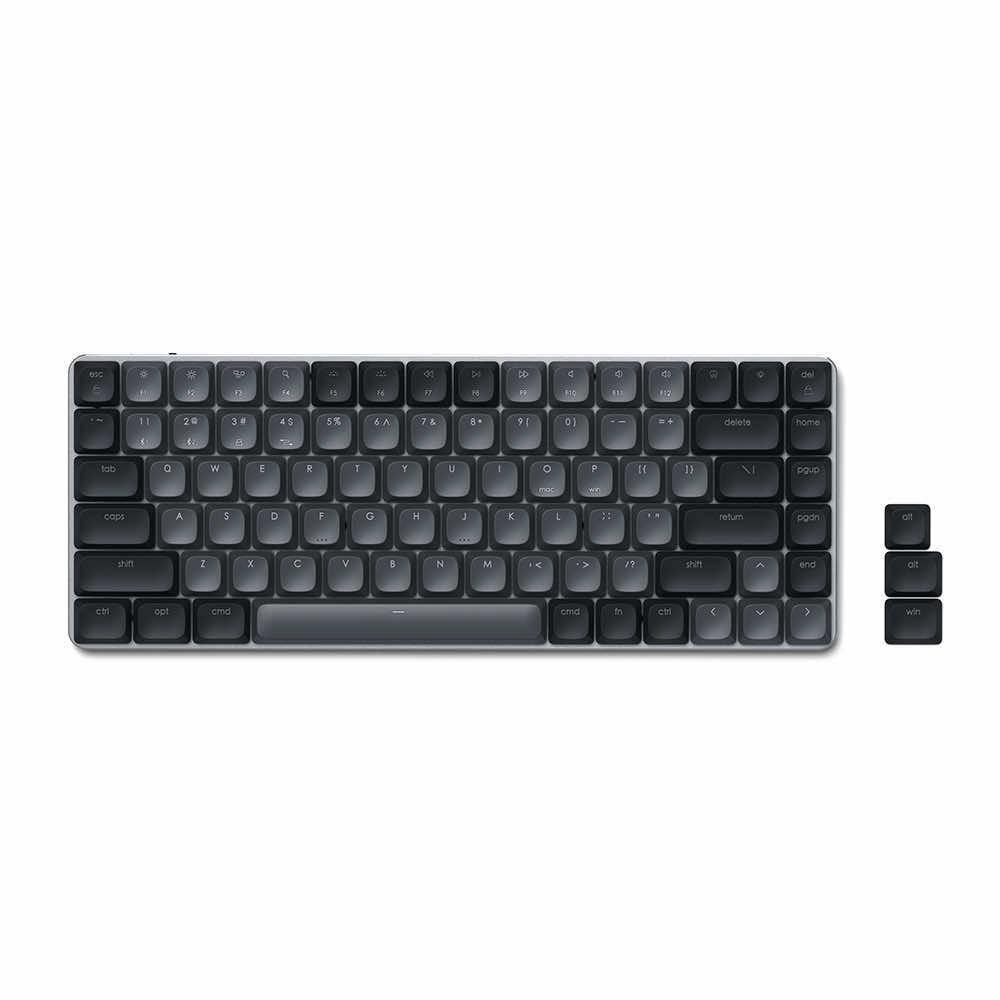 Безжична механична клавиатура с подсветка (за PC и Mac) - Satechi SM1 Slim Mechanical Backlit Bluetooth Keyboard (черен) | JAR Computers Безжична механична клавиатура с подсветка (за PC и Mac) - Satechi SM1 Slim Mechanical Backlit Bluetooth Keyboard (черен)