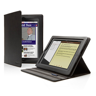 Кожен калъф и поставка за iPad 2 - Cygnett Lavish Folio Case (черен) | JAR Computers Кожен калъф и поставка за iPad 2 - Cygnett Lavish Folio Case (черен)