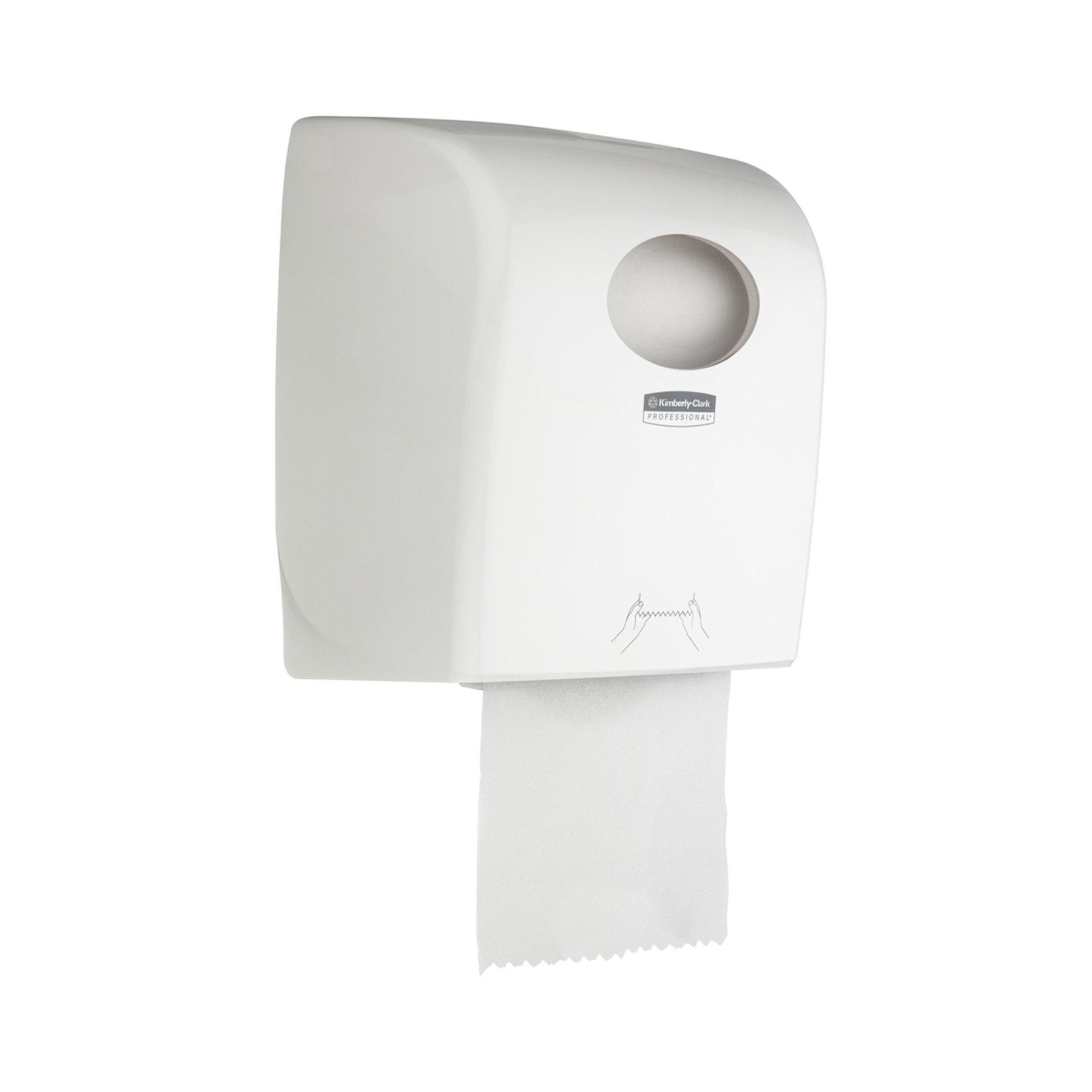Диспенсър за кърпи за ръце Kimberly-Clark Aquarius 7375 Autocut, бял, 29.7 х 24.8 х 37.4 cm | JAR Computers Диспенсър за кърпи за ръце Kimberly-Clark Aquarius 7375 Autocut, бял, 29.7 х 24.8 х 37.4 cm
