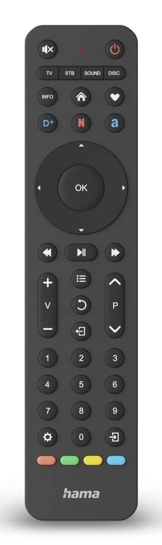 Hama 00221053 дистанционно устройство IR безжичен TV Бутони за натискане | JAR Computers Hama 00221053 дистанционно устройство IR безжичен TV Бутони за натискане