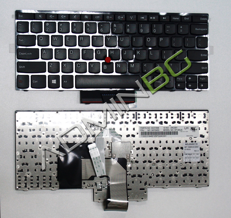 Клавиатура за лаптоп Lenovo ThinkPad Edge E220s E120 E125 Black с Кирилица | JAR Computers Клавиатура за лаптоп Lenovo ThinkPad Edge E220s E120 E125 Black с Кирилица