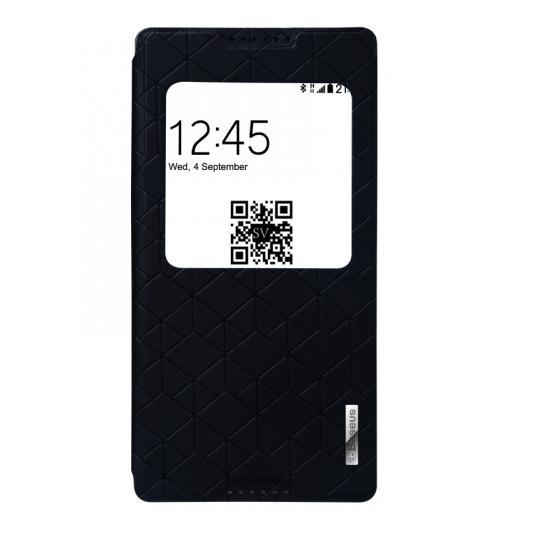 Кожен калъф с поставка и отвор на капака за Sony Xperia C3 - Baseus Flip Case Brocade Window Series (черен) | JAR Computers Кожен калъф с поставка и отвор на капака за Sony Xperia C3 - Baseus Flip Case Brocade Window Series (черен)