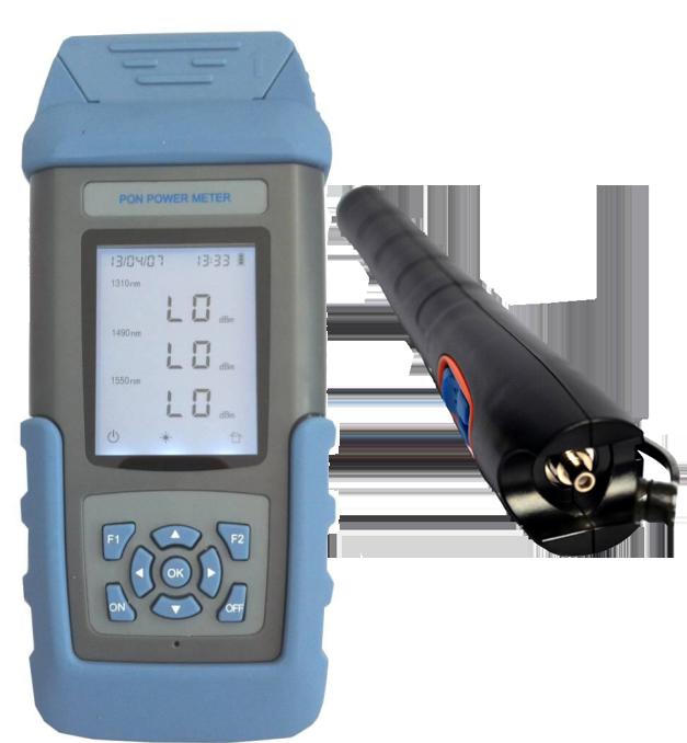 КОМПЛЕКТ - PON измервател на оптична мощност ST805C-B + ST816 (писалка) | JAR Computers КОМПЛЕКТ - PON измервател на оптична мощност ST805C-B + ST816 (писалка)