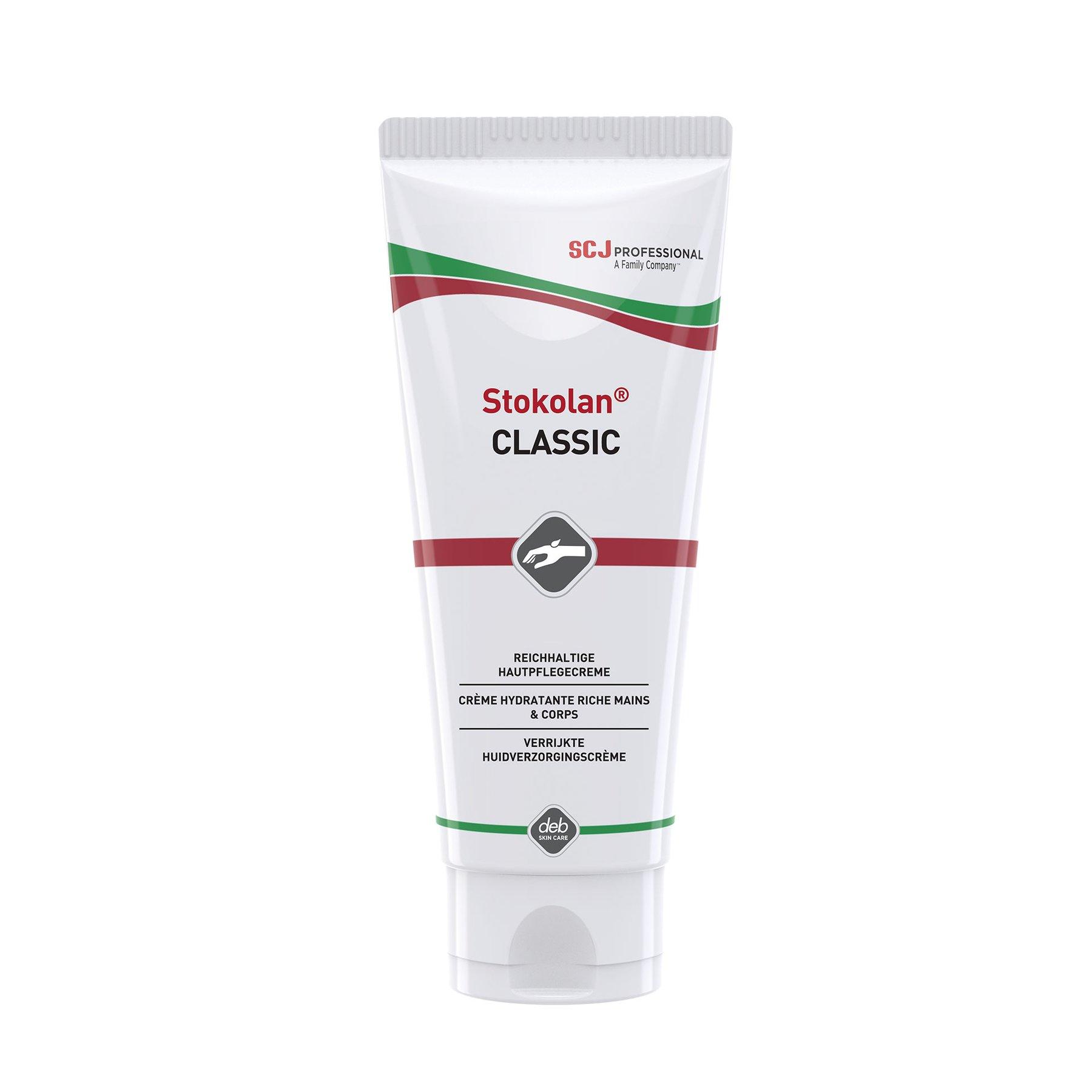 Крем за ръце SCJohnson Stokolan Classic, подхранващ, 100 ml | JAR Computers Крем за ръце SCJohnson Stokolan Classic, подхранващ, 100 ml
