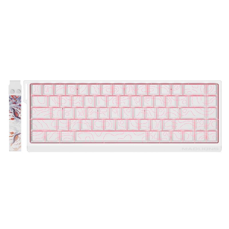 Madlions професионална геймърска механична клавиатура Professional Gaming Mechanical Keyboard MAD 68 HE Flagship V2 - 8K, Magnetic Amber Pro Switches - White | JAR Computers Madlions професионална геймърска механична клавиатура Professional Gaming Mechanical Keyboard MAD 68 HE Flagship V2 - 8K, Magnetic Amber Pro Switches - White