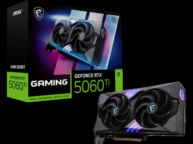 MSI GeForce RTX 5060 Ti 16G GAMING OC