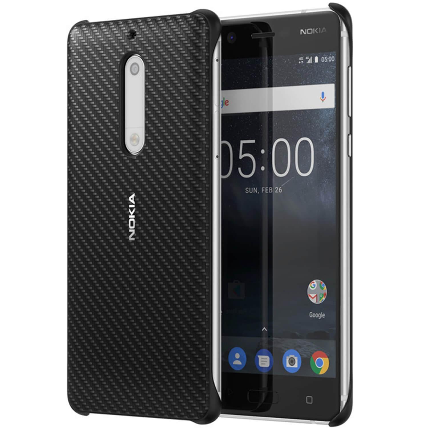 Поликарбонатов кейс за Nokia 5 - Nokia Carbon Fibre Design Case CC-803 (черен) | JAR Computers Поликарбонатов кейс за Nokia 5 - Nokia Carbon Fibre Design Case CC-803 (черен)