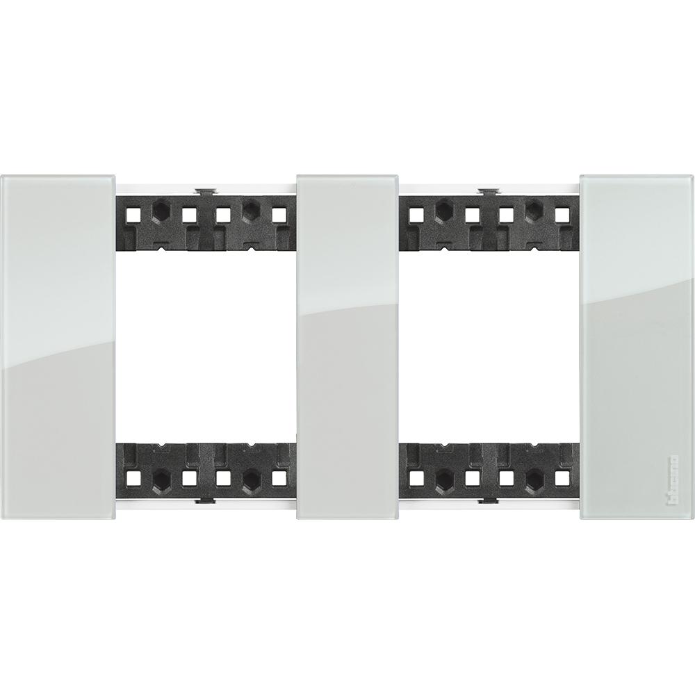 Рамка 2x2M Небе немски стандарт - bticino Living Now KA4802M2DA | JAR Computers Рамка 2x2M Небе немски стандарт - bticino Living Now KA4802M2DA