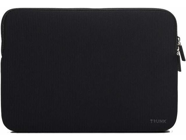 Trunk Textile Neoprene Laptop Sleeve, черен