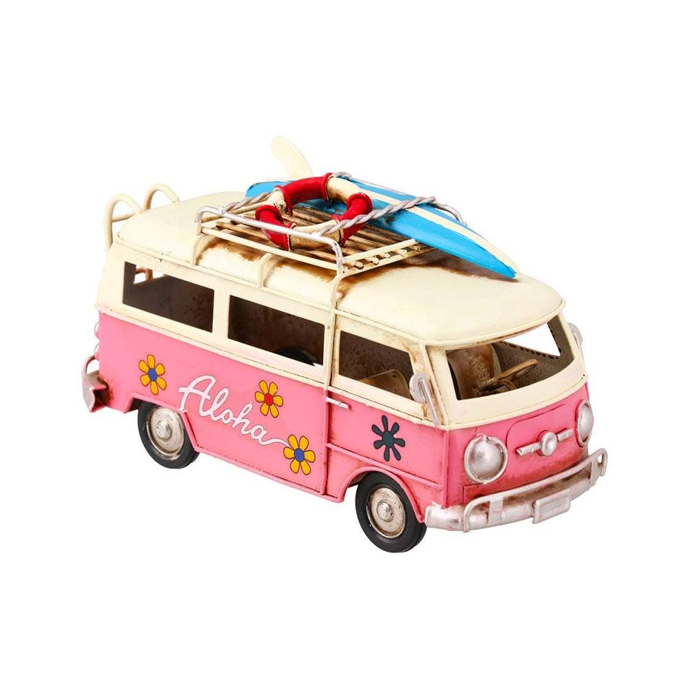 Автобус Takk Lanard, метален, 17 cm, розов