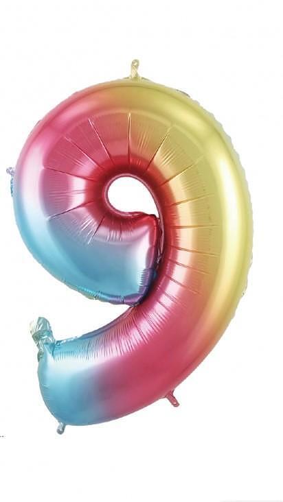 Балон от алуминиево фолио PartyGo, преливащи цветове, 80см, 9 | JAR Computers Балон от алуминиево фолио PartyGo, преливащи цветове, 80см, 9