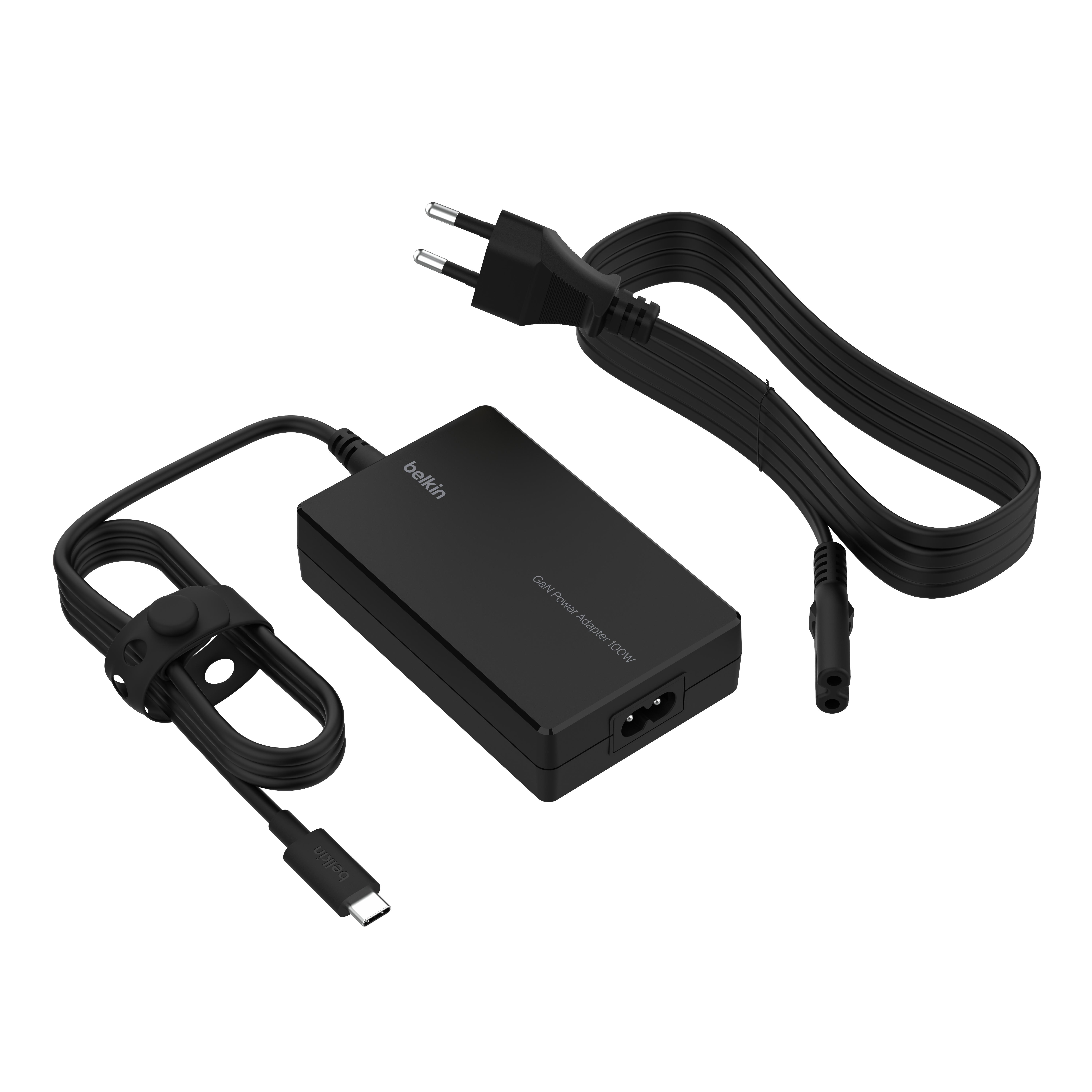 Belkin Connect USB-C Core GaN Power Adapter 100W - Black | JAR Computers Belkin Connect USB-C Core GaN Power Adapter 100W - Black