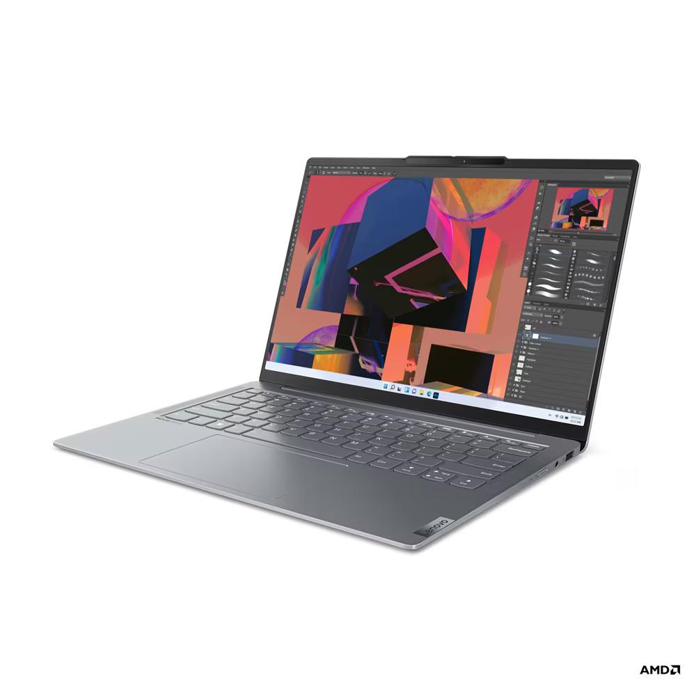 Лаптоп LENOVA YS 6 14APU8 / / 09BM,  14",  AMD Ryzen 7 7840U (8C / 16T, 3.3 / 5.1GHz, 8MB L2 / 16MB L3), RAM 16GB, SSD 1TB