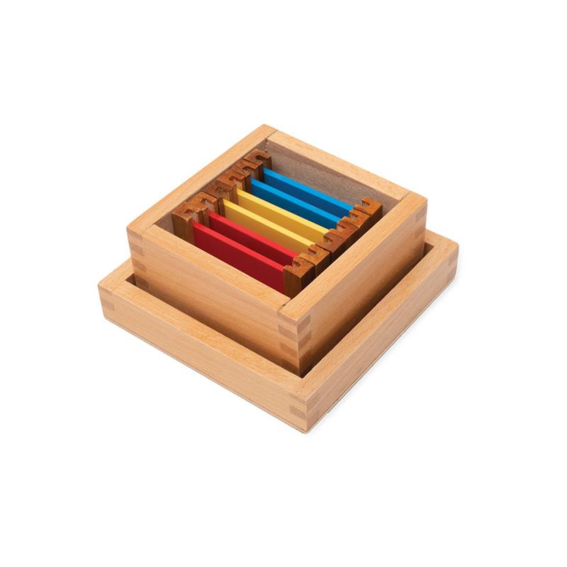 Nowa Szkola Цветни плочки Монтесори, в кутия, 6 броя | JAR Computers Nowa Szkola Цветни плочки Монтесори, в кутия, 6 броя