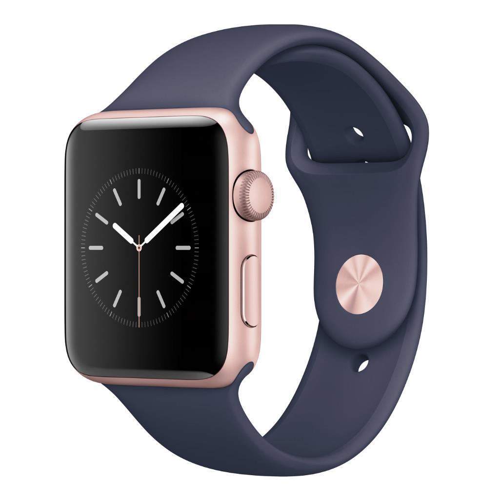 Оригинална силиконова каишка за Apple Watch 42мм, 44мм (reconditioned) - Apple Sport Band S/M & M/L (Apple Box) (тъмносин) | JAR Computers Оригинална силиконова каишка за Apple Watch 42мм, 44мм (reconditioned) - Apple Sport Band S/M & M/L (Apple Box) (тъмносин)