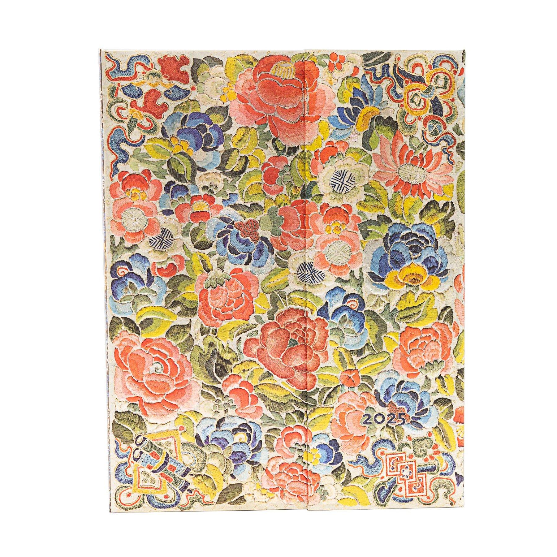 Paperblanks Планер Pear Garden, Ultra, хоризонтален, твърда корица, 80 листа, за 2025 година