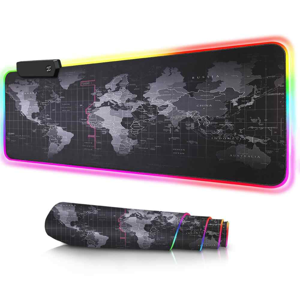 Подложка за мишка Световна карта RGB 80см x 30см