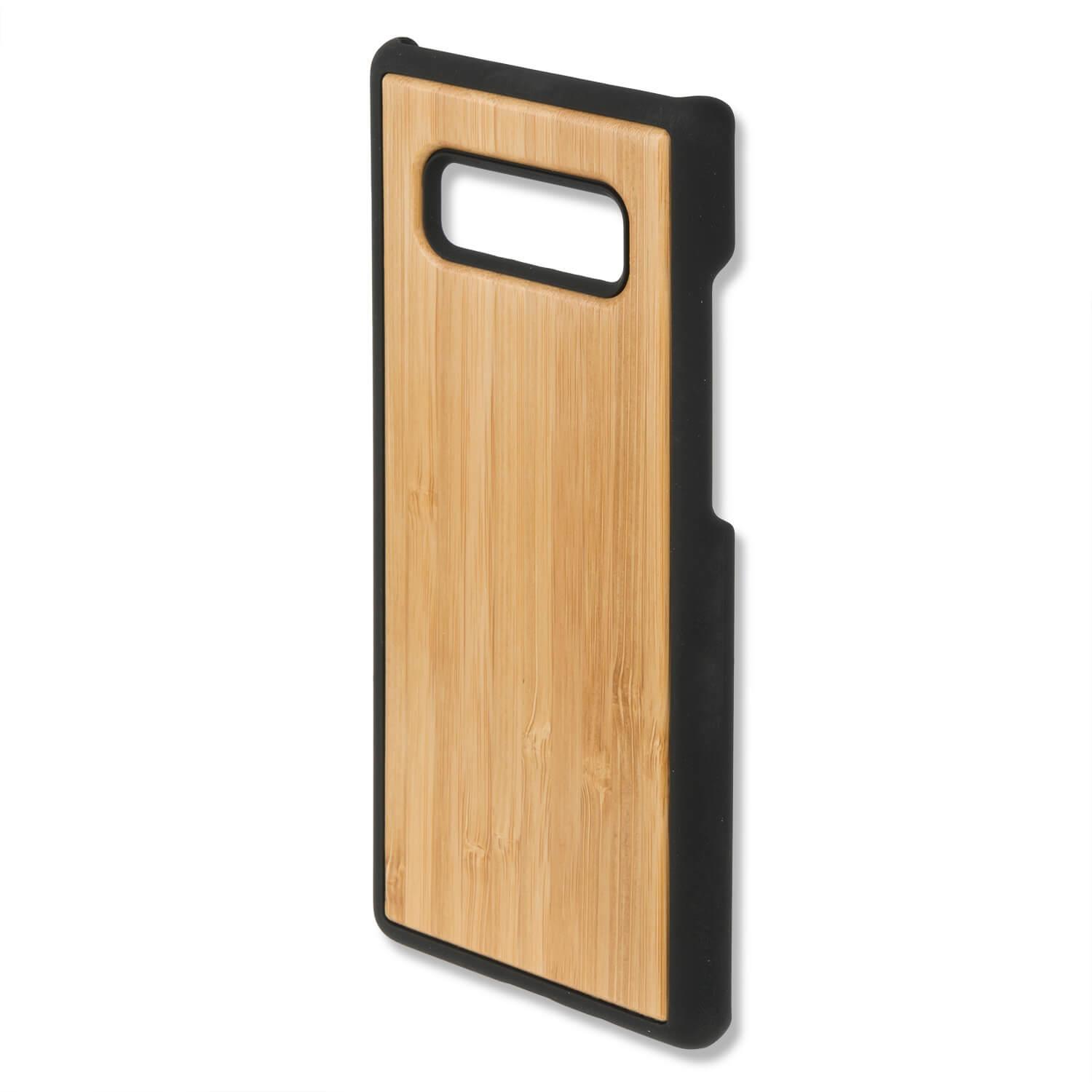 Поликарбонатов кейс с гръб от истинско дърво за Samsung Galaxy Note 8 - 4smarts Clip-On Cover Trendline Wood bamboo (бамбук) | JAR Computers Поликарбонатов кейс с гръб от истинско дърво за Samsung Galaxy Note 8 - 4smarts Clip-On Cover Trendline Wood bamboo (бамбук)