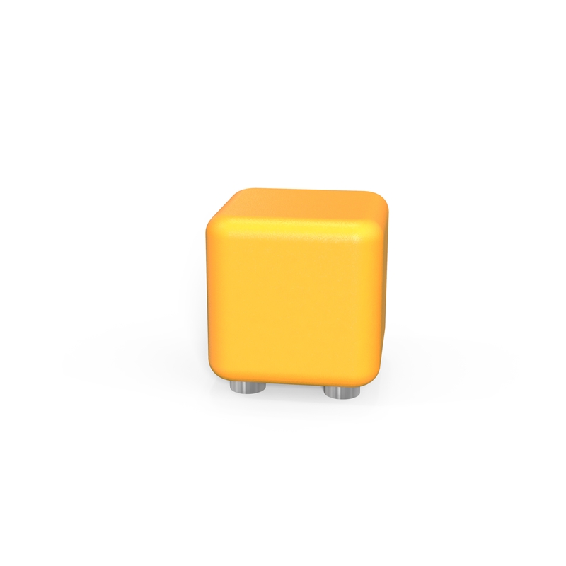RFG Табуретка Cube, 60 х 60 х 43H, екокожа, оранжева