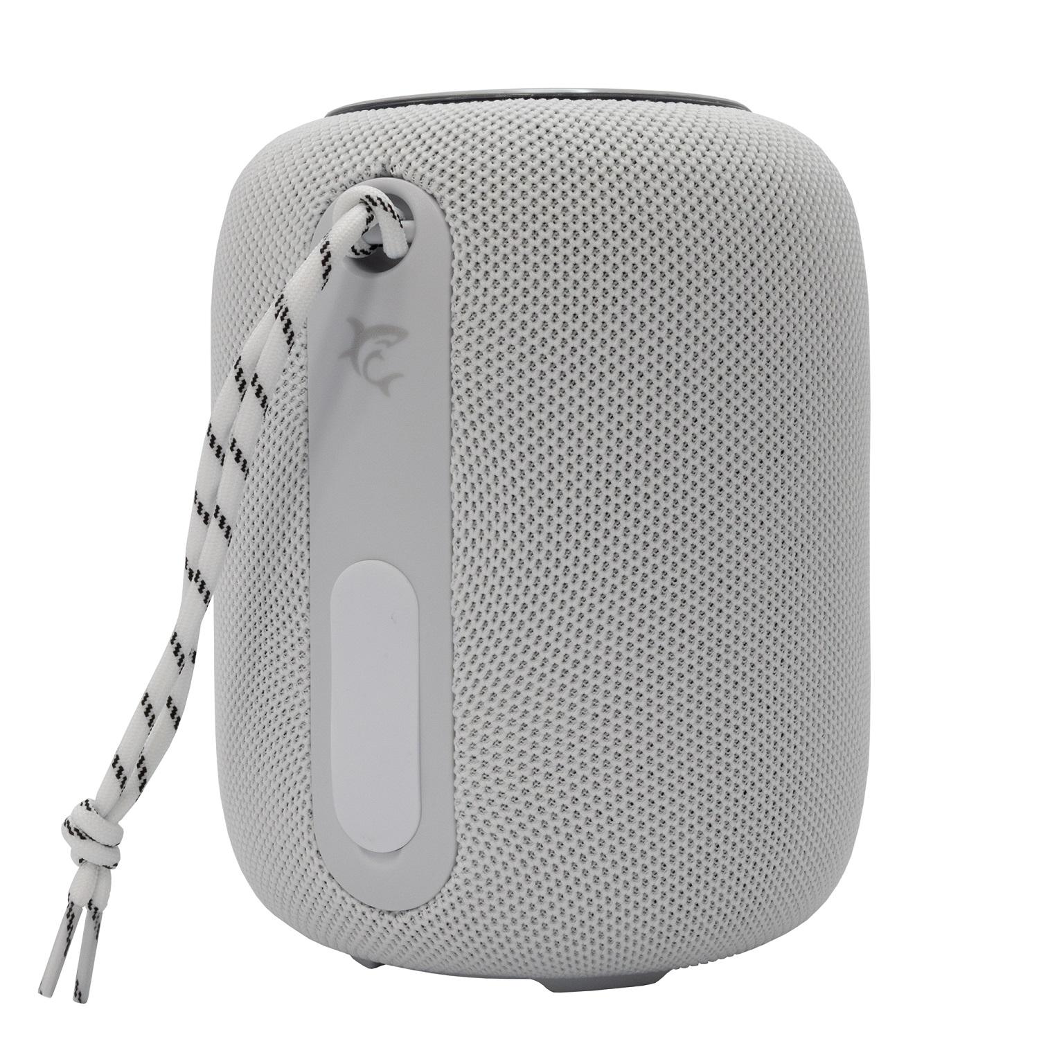 SBOX GBT-619 IDAKKA WHITE :: Тонколонка Bluetooth White Shark DHAK, 2 x 5W RMS, 2400mAh, бял