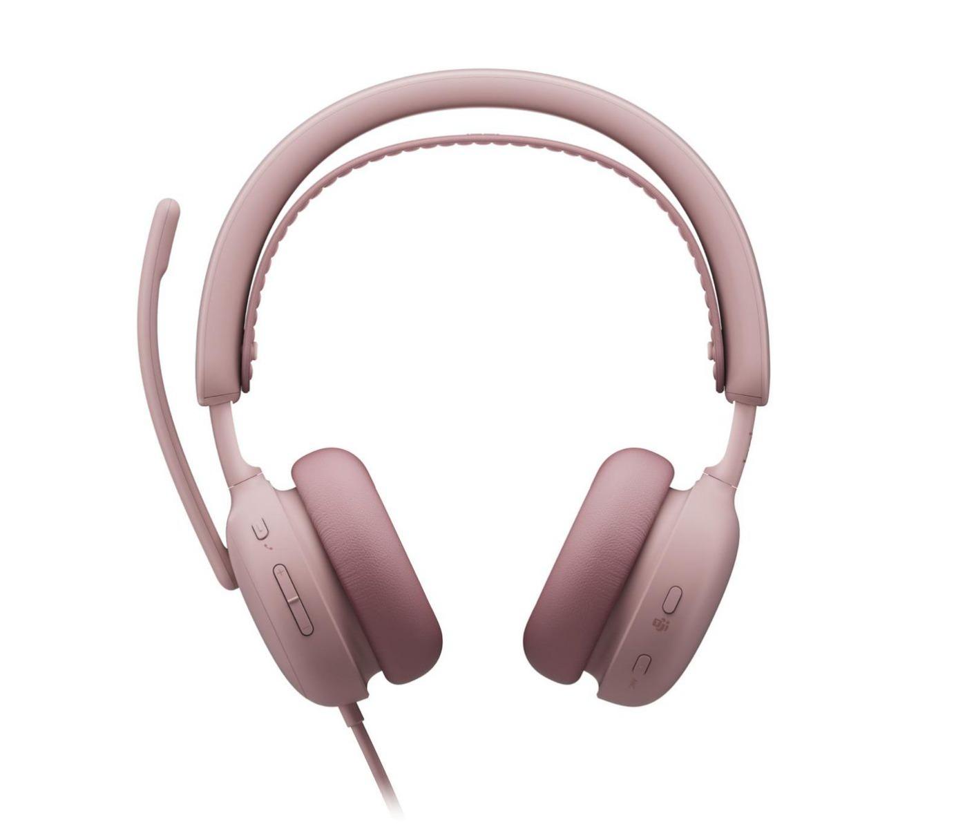 Слушалки Logitech Headset Zone Жични 2 Rosé - PN 981-001616 | JAR Computers Слушалки Logitech Headset Zone Жични 2 Rosé - PN 981-001616