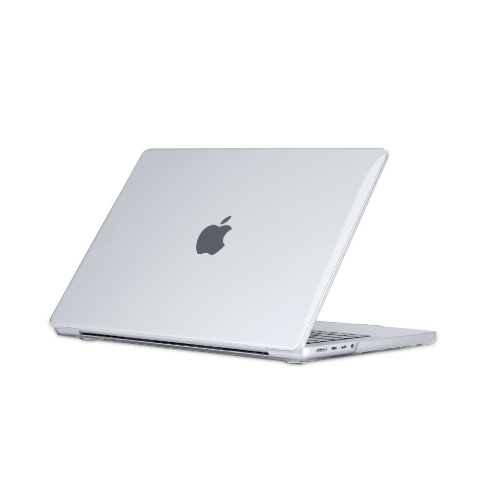 Tech-Protect SmartShell Clear Case - предпазен кейс за MacBook Pro 14 M1 (2021), MacBook Pro 14 M2 (2023) (прозрачен)