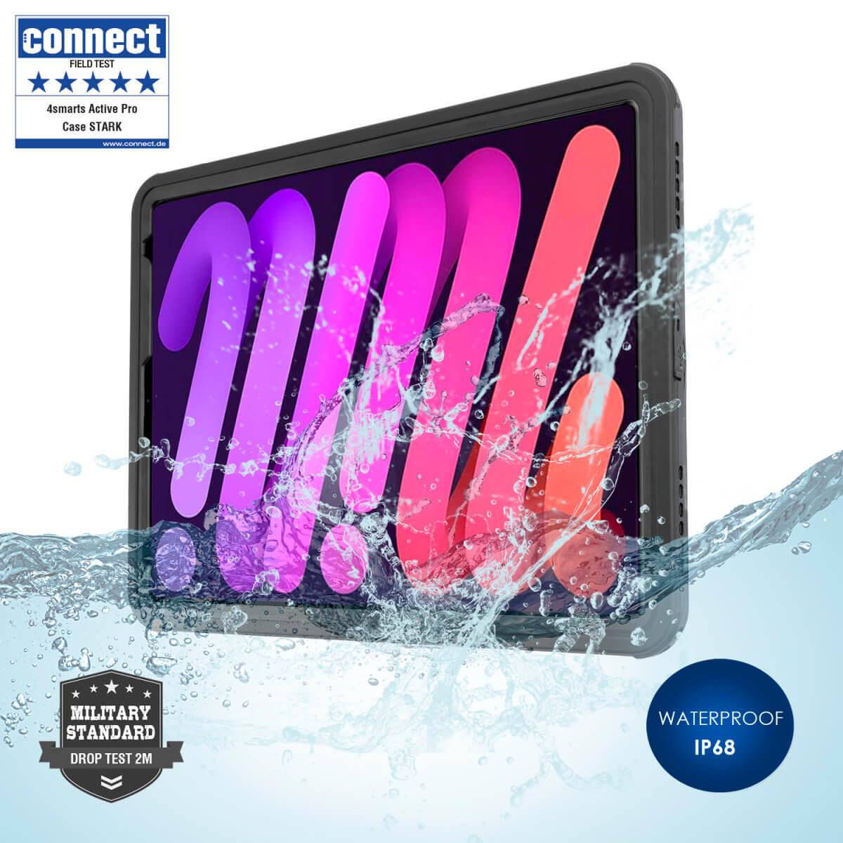 Ударо и водоустойчив калъф за iPad mini 7 (2024), iPad mini 6 (2021) - 4smarts Rugged Case Active Pro STARK (черен) | JAR Computers Ударо и водоустойчив калъф за iPad mini 7 (2024), iPad mini 6 (2021) - 4smarts Rugged Case Active Pro STARK (черен)
