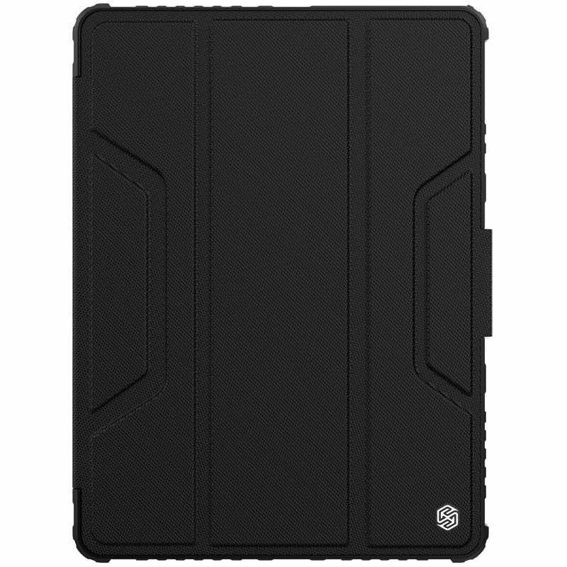 Удароустойчив хибриден кейс за iPad 9 (2021), iPad 8 (2020), iPad 7 (2019) - Nillkin Bumper PRO Protective Stand Case (черен) | JAR Computers Удароустойчив хибриден кейс за iPad 9 (2021), iPad 8 (2020), iPad 7 (2019) - Nillkin Bumper PRO Protective Stand Case (черен)