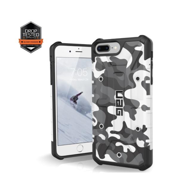 Удароустойчив хибриден кейс за iPhone 8 Plus, iPhone 7 Plus - Urban Armor Gear Pathfinder (бял-камуфлаж) | JAR Computers Удароустойчив хибриден кейс за iPhone 8 Plus, iPhone 7 Plus - Urban Armor Gear Pathfinder (бял-камуфлаж)