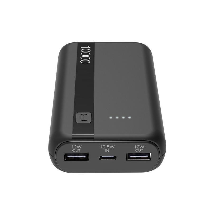 Външна батерия Cellularline Външна батерия FAST Turbo PD 10000 mAh Черна | JAR Computers Външна батерия Cellularline Външна батерия FAST Turbo PD 10000 mAh Черна