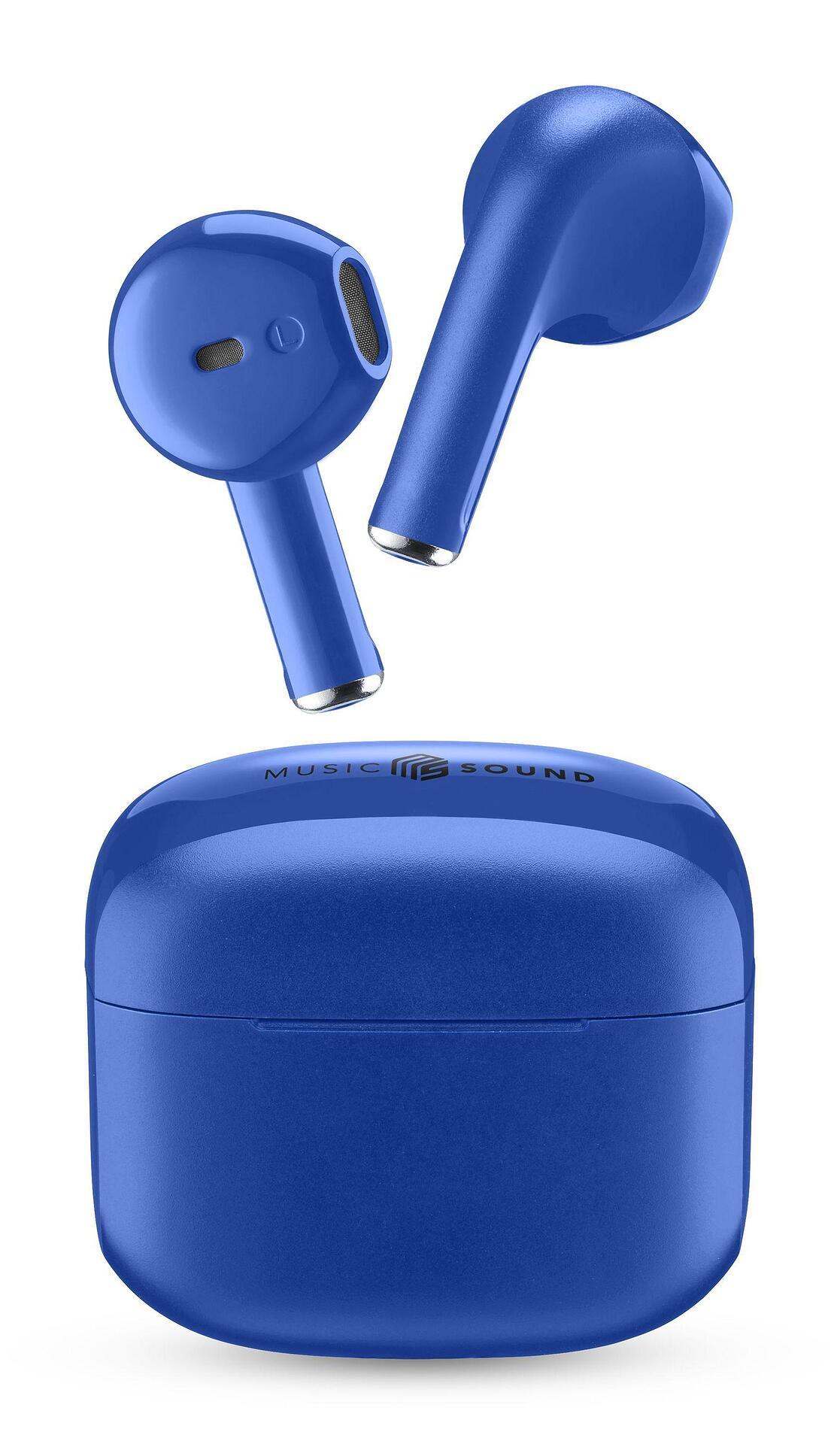 Bluetooth слушалки Music Sound Swag TWS, Тъмно Сини | JAR Computers Bluetooth слушалки Music Sound Swag TWS, Тъмно Сини