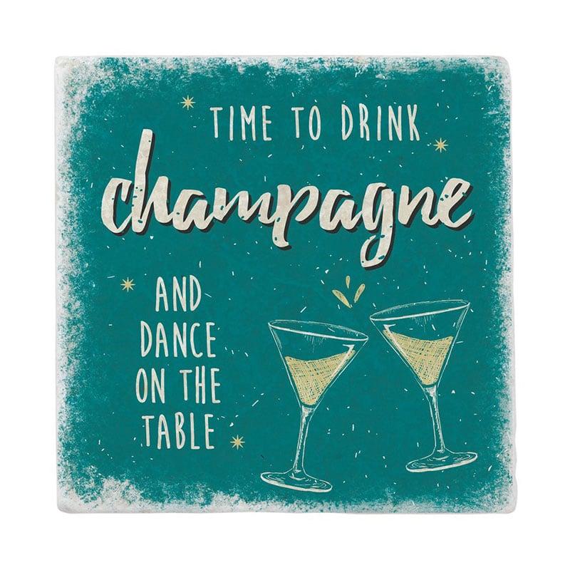 Gespaensterwald Подложка за чаша, мраморна, шампанско | JAR Computers Gespaensterwald Подложка за чаша, мраморна, шампанско