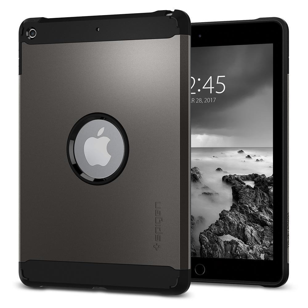 Хибриден кейс с най-висока степен на защита за iPad 5 (2017), iPad 6 (2018) - Spigen Tough Armor Case (тъмносив) | JAR Computers Хибриден кейс с най-висока степен на защита за iPad 5 (2017), iPad 6 (2018) - Spigen Tough Armor Case (тъмносив)