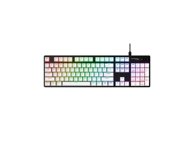 HP HyperX WHT PBT Keycaps Full Key Set-US | JAR Computers HP HyperX WHT PBT Keycaps Full Key Set-US