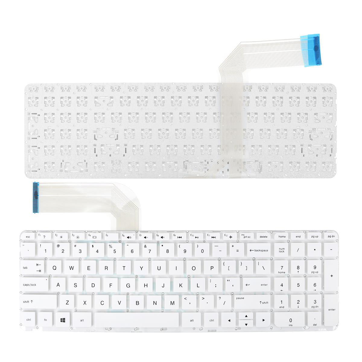 Клавиатура за лаптоп HP Envy 15-K000 Pavilion 15-P000 Бяла Без Рамка (Малък Ентър) / White Without Frame US | JAR Computers Клавиатура за лаптоп HP Envy 15-K000 Pavilion 15-P000 Бяла Без Рамка (Малък Ентър) / White Without Frame US