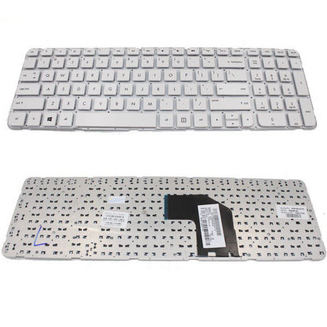 Клавиатура за лаптоп HP G6-2000 Бяла Без Рамка (Малък Ентър) / White Without Frame US | JAR Computers Клавиатура за лаптоп HP G6-2000 Бяла Без Рамка (Малък Ентър) / White Without Frame US