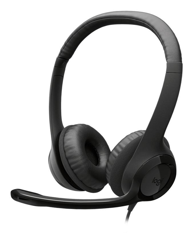 Logitech H390 Слушалки Жичен Лента за глава Обаждания/музика UBS тип C Черен | JAR Computers Logitech H390 Слушалки Жичен Лента за глава Обаждания/музика UBS тип C Черен