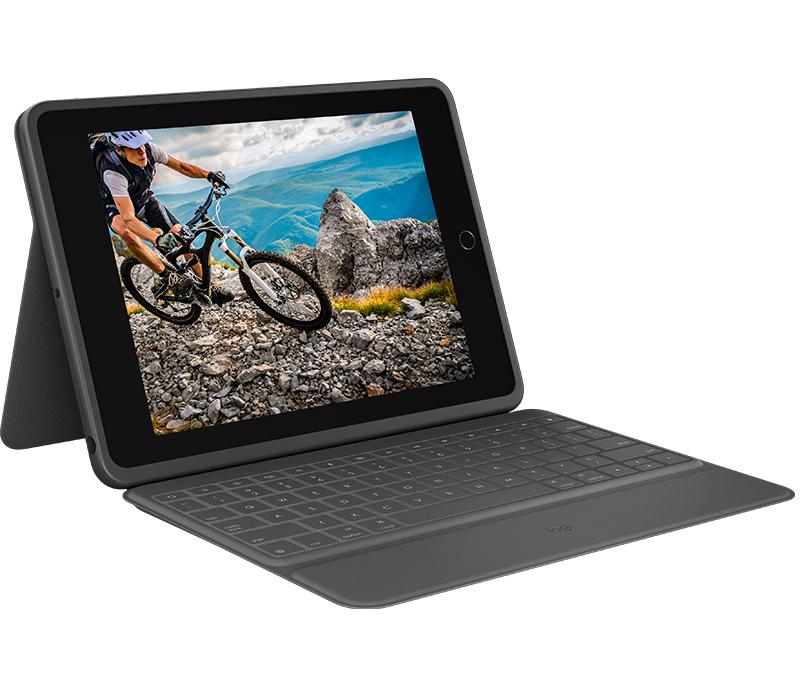 Logitech Rugged Folio QWERTZ Немски Smart Connector Графит | JAR Computers Logitech Rugged Folio QWERTZ Немски Smart Connector Графит