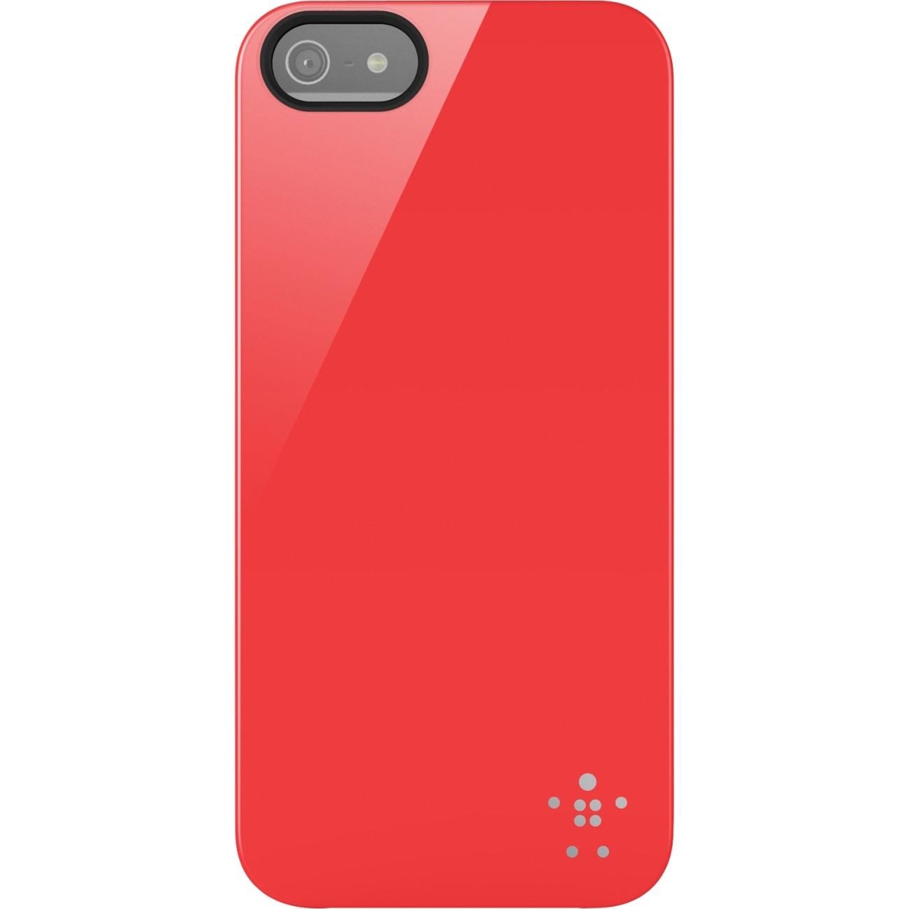 Поликарбонатов кейс за iPhone 5, iPhone 5S, iPhone SE - Belkin Shield 5 (червен) | JAR Computers Поликарбонатов кейс за iPhone 5, iPhone 5S, iPhone SE - Belkin Shield 5 (червен)