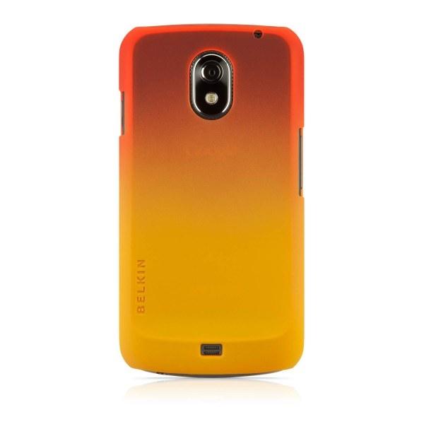 Поликарбонатов кейс за Samsung Galaxy Nexus - Belkin Essential 063 (оранжев-червен) | JAR Computers Поликарбонатов кейс за Samsung Galaxy Nexus - Belkin Essential 063 (оранжев-червен)