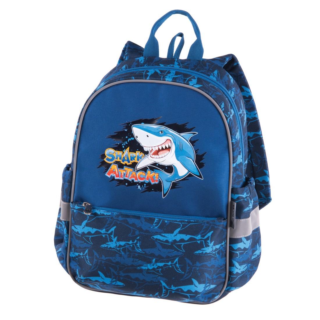 Раница за детска градина PULSE Junior Shark Attack, 2 отделения | JAR Computers Раница за детска градина PULSE Junior Shark Attack, 2 отделения