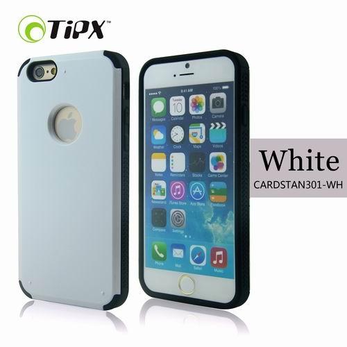 Удароустойчив хибриден кейс за iPhone 6 Plus, iPhone 6S Plus - TIPX Cardstan Case (бял) | JAR Computers Удароустойчив хибриден кейс за iPhone 6 Plus, iPhone 6S Plus - TIPX Cardstan Case (бял)