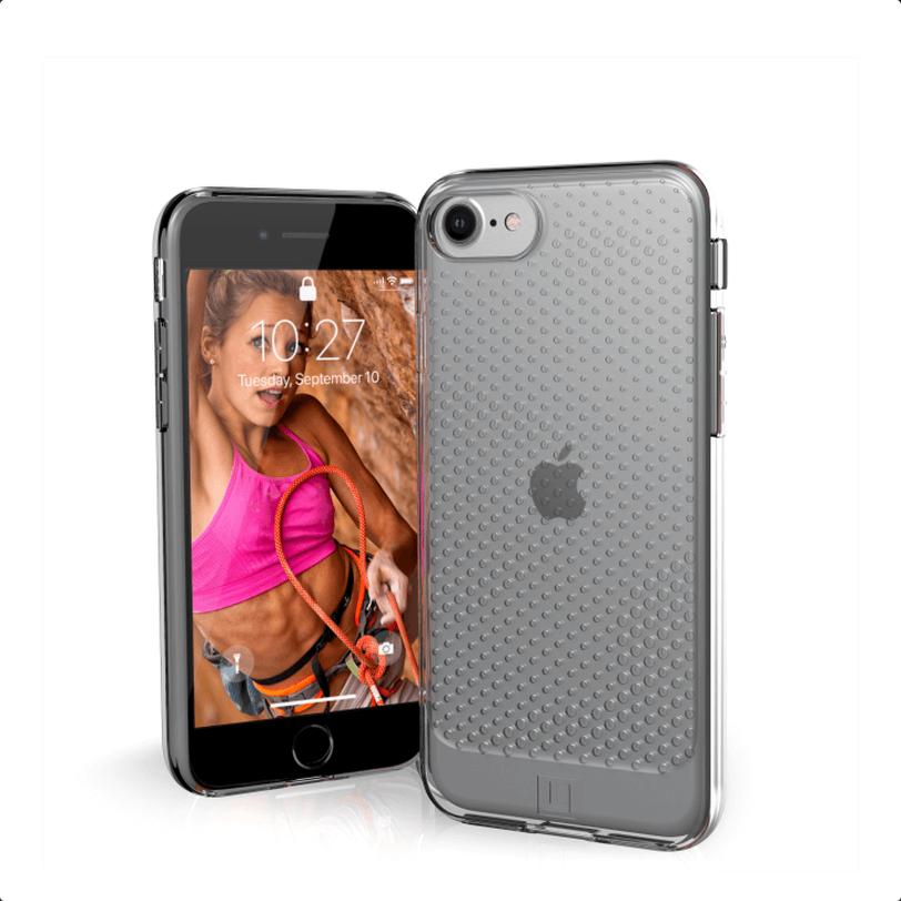 Удароустойчив силиконов калъф за iPhone SE (2022), iPhone SE (2020), iPhone 8, iPhone 7 (прозрачен) - Urban Armor Gear Lucent Case | JAR Computers Удароустойчив силиконов калъф за iPhone SE (2022), iPhone SE (2020), iPhone 8, iPhone 7 (прозрачен) - Urban Armor Gear Lucent Case