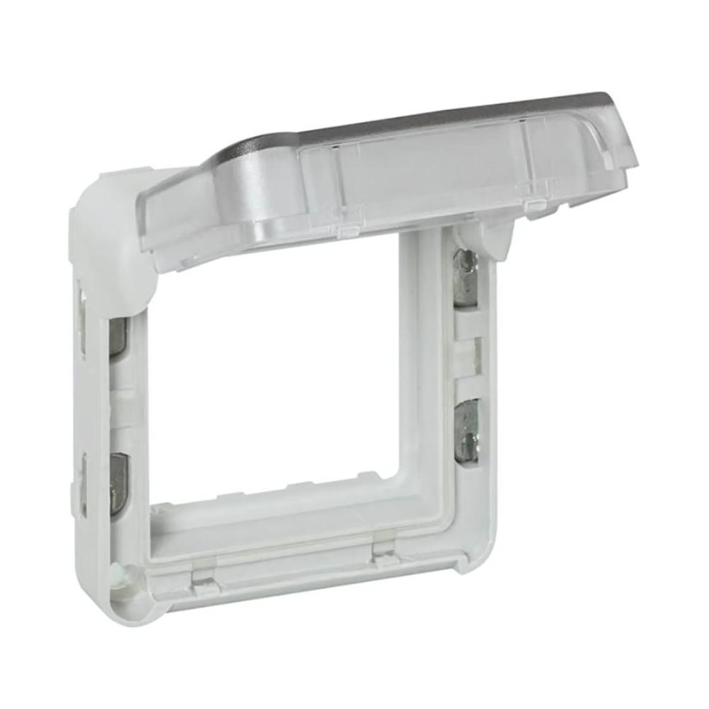 Адаптор прозрачен капак за Mosaic механизъм IP55 Сив - Legrand Plexo 69580 | JAR Computers Адаптор прозрачен капак за Mosaic механизъм IP55 Сив - Legrand Plexo 69580