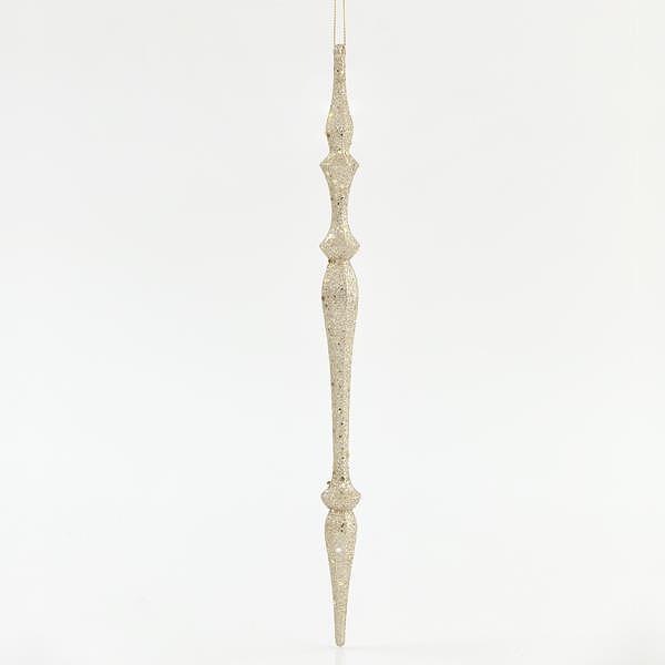 Акрилен сталактит със златен блясък Eurolamp 30 см | JAR Computers Акрилен сталактит със златен блясък Eurolamp 30 см