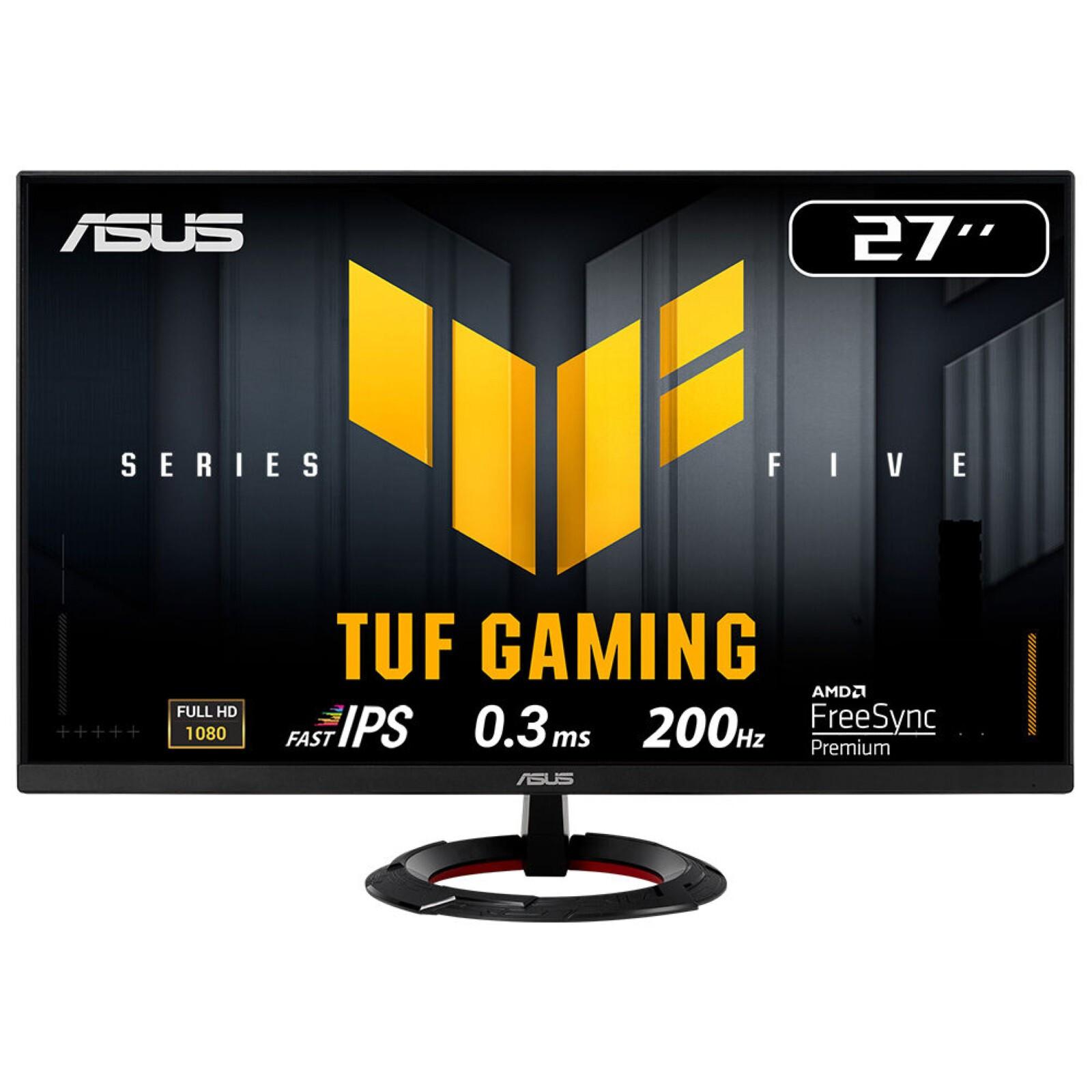 ASUS TUF Gaming VG279Q5R компютърен монитор 68,6 см (27") 1920 x 1080 пиксела Full HD LCD Черен | JAR Computers ASUS TUF Gaming VG279Q5R компютърен монитор 68,6 см (27") 1920 x 1080 пиксела Full HD LCD Черен