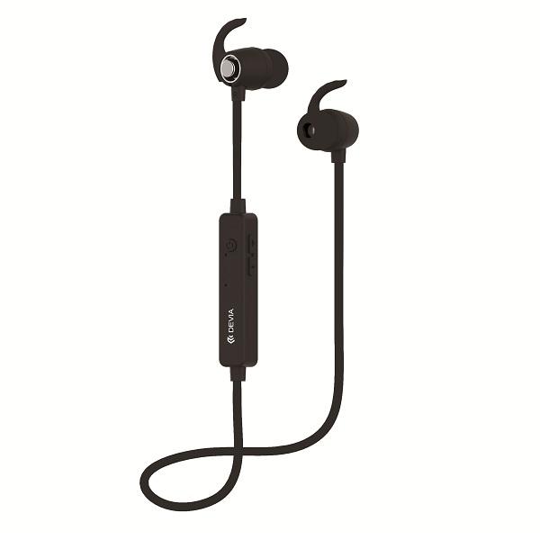 Безжични спортни блутут слушалки за мобилни устройства - Devia Roshe Sport Bluetooth 4.1 Headset (черен) | JAR Computers Безжични спортни блутут слушалки за мобилни устройства - Devia Roshe Sport Bluetooth 4.1 Headset (черен)