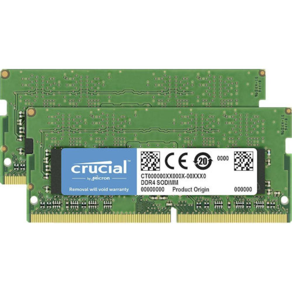 Crucial DDR4-3200 Kit 32GB 2x16GB SODIMM CL22 8Gbit/16Gbit (CT2K16G4SFRA32A) (CRUCT2K16G4SFRA32A)